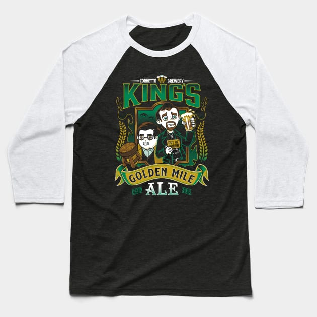 Golden Mile Ale - World's End - Craft Beer Baseball T-Shirt by Nemons